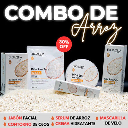 BioAqua® | Combo Aclarante de Arroz - whitecloudsdominicana